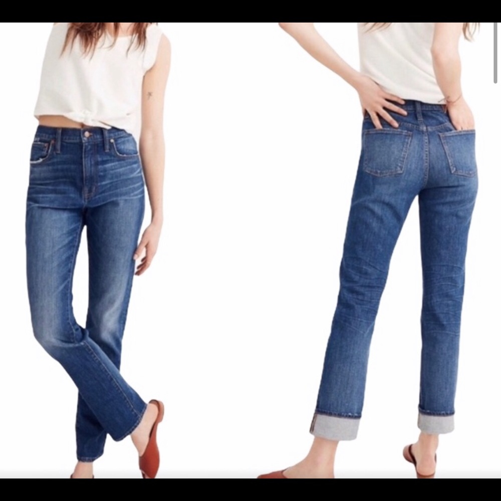 Madewell High Rise Slim Boyjean  Jean 27